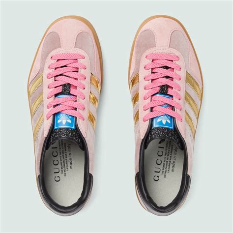 gucci adidas gazelle pink